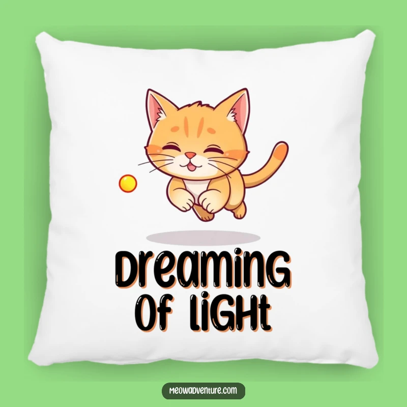 Funny Laser Cat Pillow: Snuggle Up with Playful Feline Energy