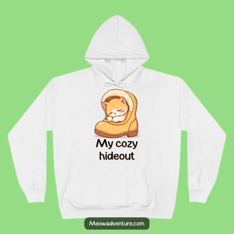 Funny Sleepy Cat Hoodie - Ultra Cozy Boot Nap Sweatshirt, Hilarious Gift
