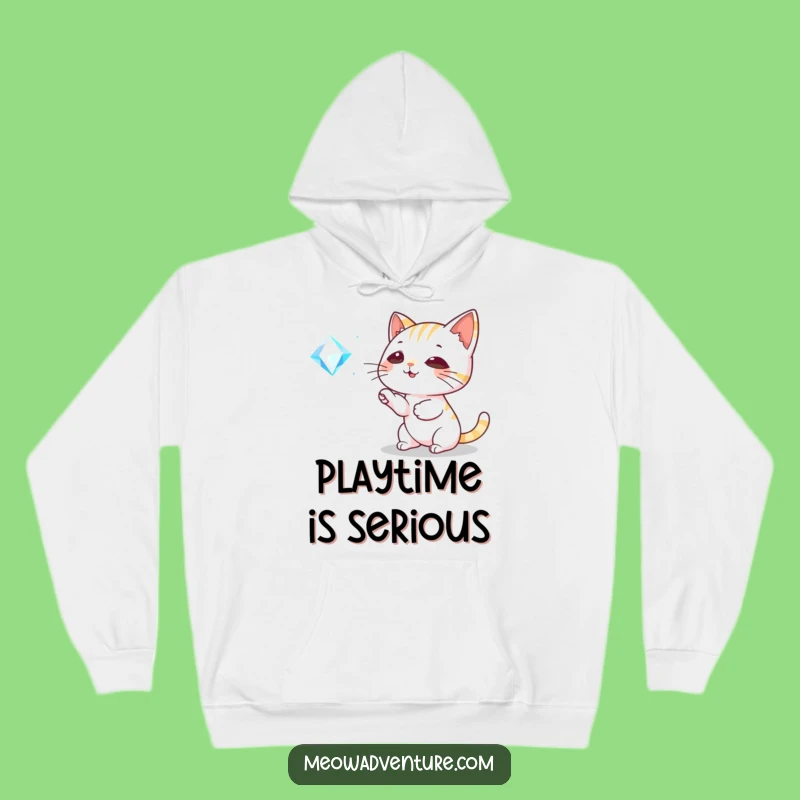 Cozy Funny Cat Gem Hoodie: Warmth Meets Whimsy in This Cat Lover Gift