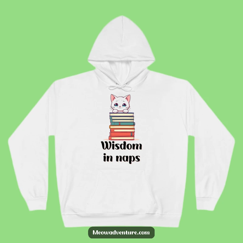 Funny Cat Books Hoodie: Cozy Up with This Hilarious Feline Reader Gift