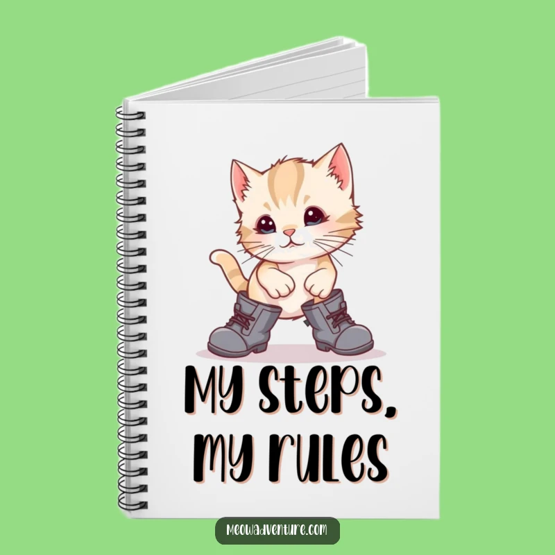 Funny Kitten Boots Notebook: Jot Down Ideas with This Hilarious Cat Cover