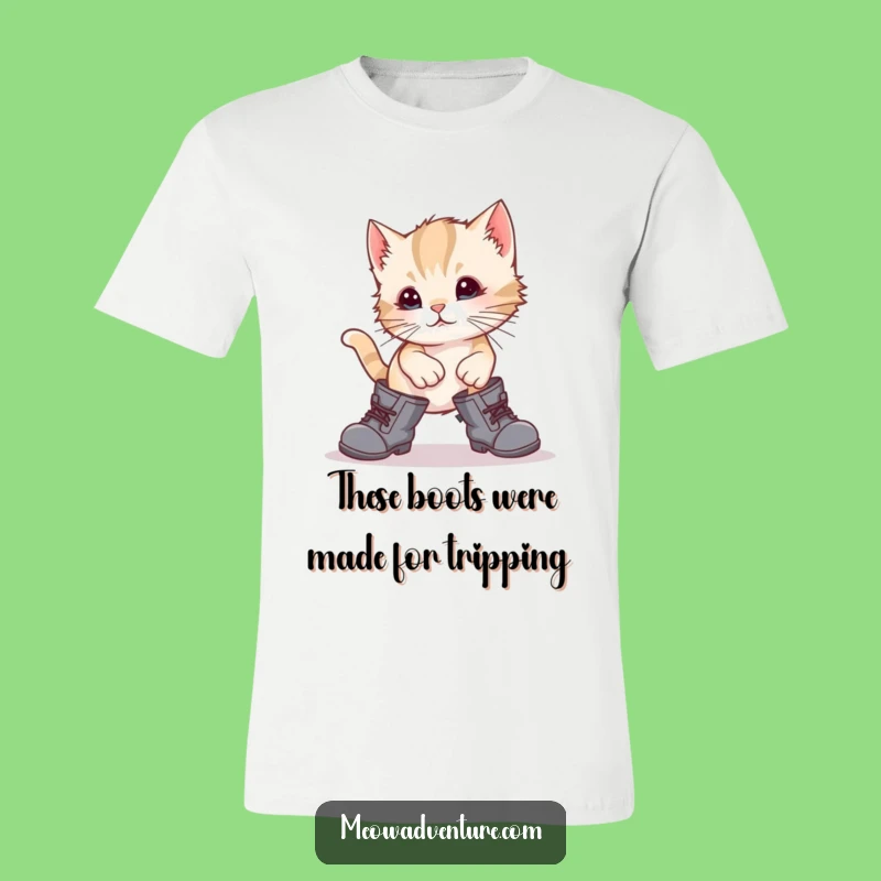 Funny Stumbling Kitten T-Shirt: The Ultimate Comical Cat Gift Apparel